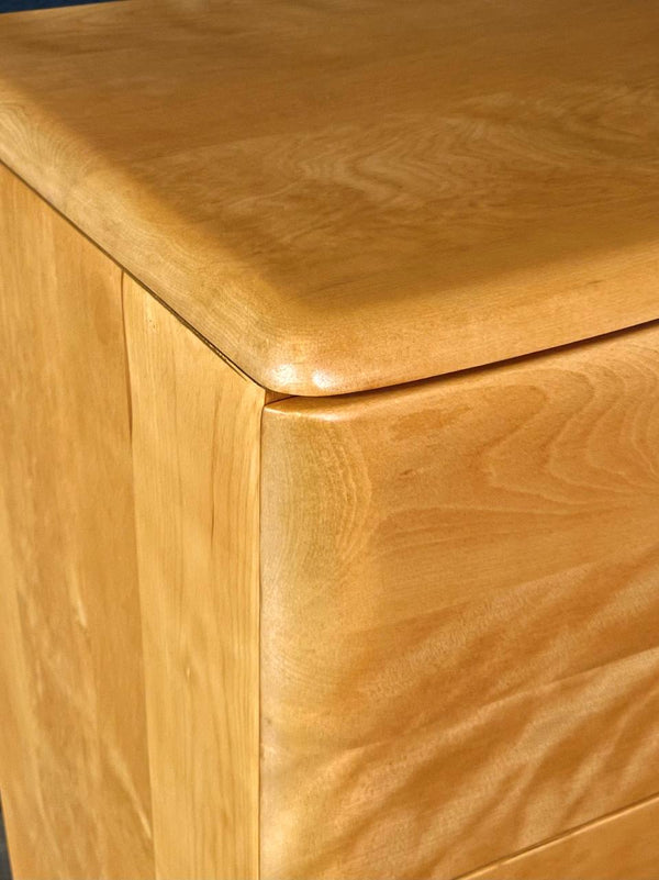 Mid-Century Modern “Riviera” Highboy Birch Dresser by Heywood Wakefield, c.1950’s