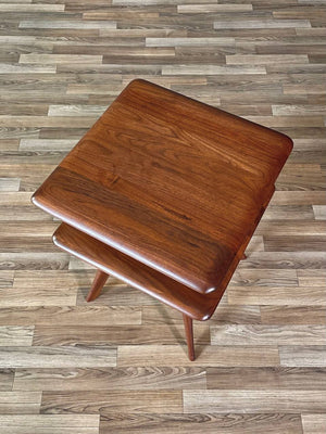 Mid-Century Modern Two-Tier Side Table by Carl Bissman, c.1950’s
