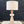 Mid-Century Modern Hourglass Ceramic & Brass Table Lamp, c.1960’s