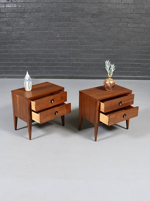 Pair of Mid-Century Modern Night Stands by Basic Witz, c.1960's