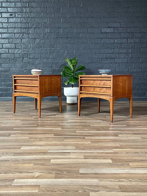 Pair of Mid-Century Modern “Rhythm” Night Stands by Lane, c.1950’s