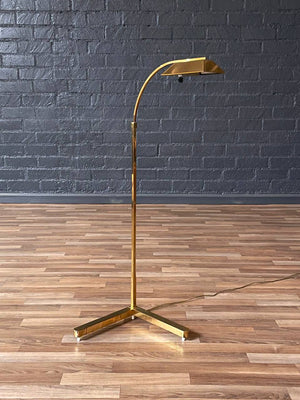 Mid-Century Modern Articulating Brass Floor Lamp by Casella, c.1970’s
