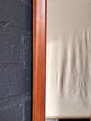 Mid-Century Modern Walnut Wall-Hanging Mirror, c.1960’s