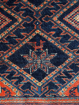 Antique Persian Afshar Tribal Rug Hand-Knotted Wool c.1920’s