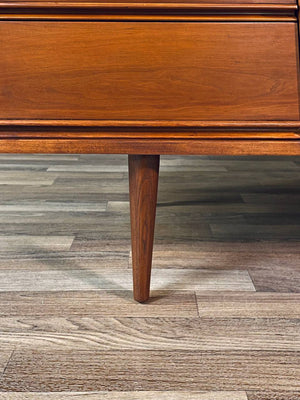 Mid-Century Modern 9-Drawer Walnut Dresser by Dixie, c.1960’s