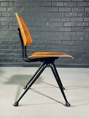 Mid Century Modern Walnut Plywood Chair by Brunswick, c.1960's