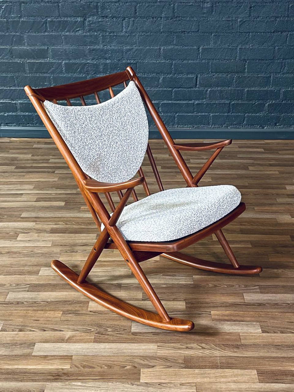 Danish Modern Teak Rocking Chair by Frank Reenskaug, c.1960’s