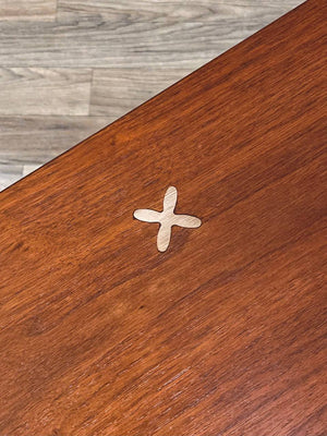 Merton Gershun “Accord” Walnut Coffee Table for American of Martinsville, c.1950’s
