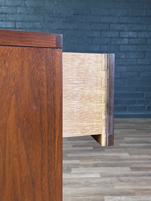 Pair of Mid-Century Modern 3-Drawer Walnut Night Stands, c.1960’s