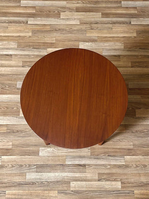 Mid-Century Modern 3-Tier Sculpted Walnut End Table by Mersman, c.1960’s