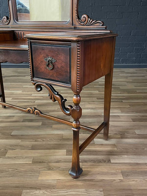 American Colonial Mahogany Vanity Desk, c.1940’s