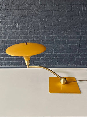 Mid-Century Modern “Sight Light” Saucer Table Lamp by M.G. Wheeler, c.1950’s