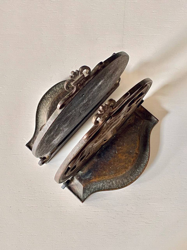 Pair of Antique Art Deco Bronze Theatrical Mask Bookends by Bruno Bach, c.1920’s