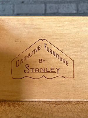 Mid-Century Modern Sculpted Walnut Credenza by Stanley, c.1960’s