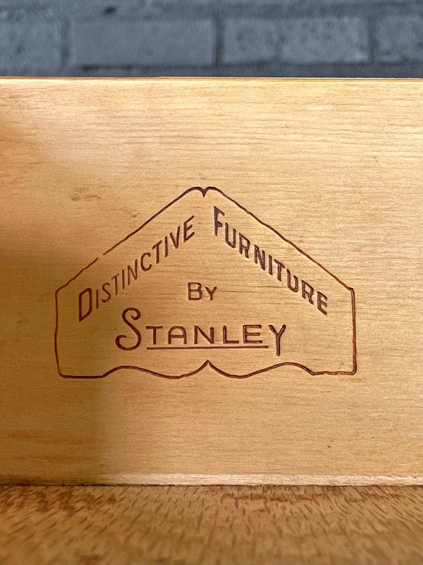 Mid-Century Modern Sculpted Walnut Credenza by Stanley, c.1960’s