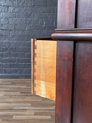 Vintage Colonial Revival Highboy Dresser by Huntley Furniture, c.1950’s