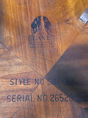 Mid-Century Modern “Rhythm” Walnut Side Table by Lane, c.1960’s