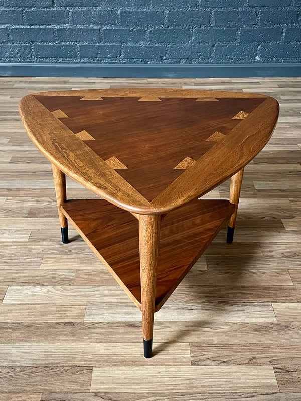 Mid-Century Modern “Acclaim” Triangular Tier Side Table by Lane, c.1960’s
