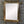 Antique Victorian Revival Brass Wall Mirror with Floral Rosettes & Scrollwork, c.1950's