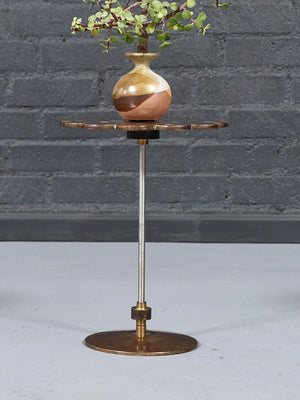 Jonathan Adler “Kismet” Brass & Abalone Shell Side Table