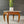 Italian Mid Century Modern White Veined Marble & Wood Side Table , c.1960's