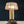 American Hollywood Regency Brass Three-Light Candelabra Table Lamp with Capiz Shell Shade, c.1970's