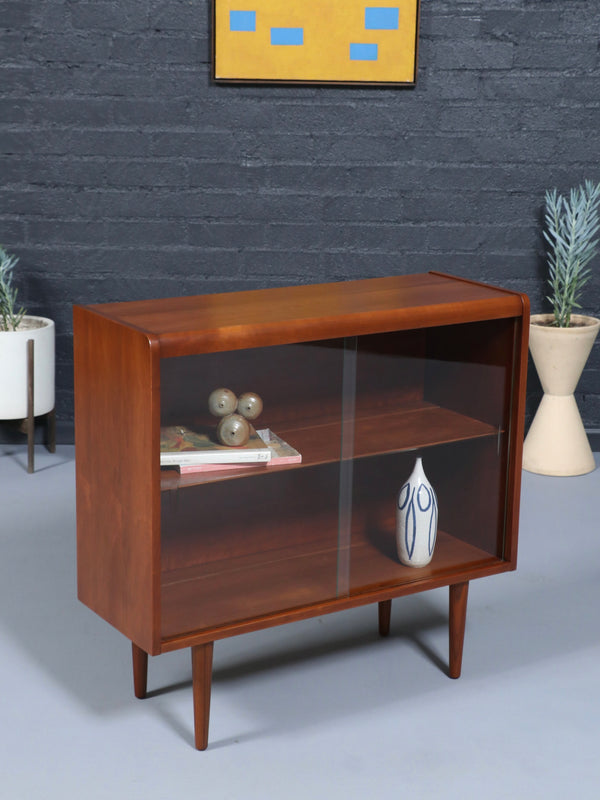 Mid-Century Modern Cabinet w/ Glass Doors, c.1960’s