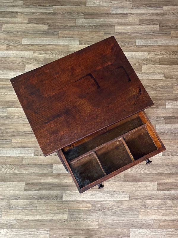 Early American Victorian Style Walnut Sewing / Work Table, c.1880’s