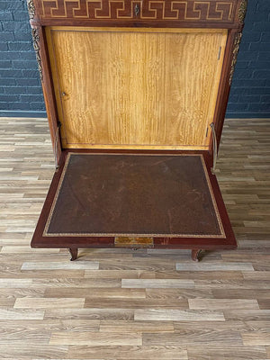 Antique French Louis XVI Style Drop-Down Desk Cabinet, c.1920’s