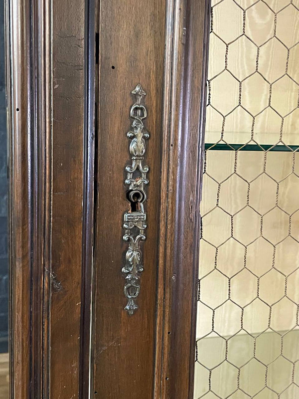 Antique French Louis XVI Armoire Display Shelf Cabinet, c.1940’s
