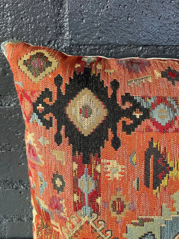 Single Antique Italian Decorative Square Textile Pillow, c.1920’s