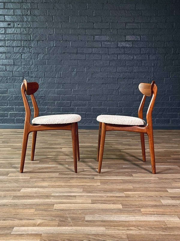 Set of 4 Mid-Century Danish Modern Walnut Dining Chairs, c.1960’s