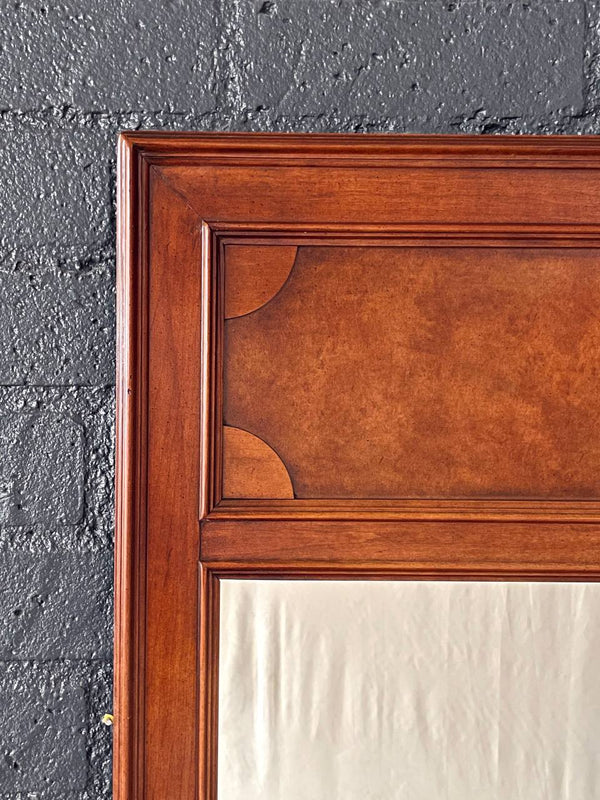 Mid-Century Modern Cherry Wood Wall Hanging Mirror, c.1960’s