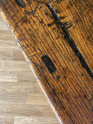 Antique Chinese Rustic Low Console Table w/ Secret Compartment, c.1920’s