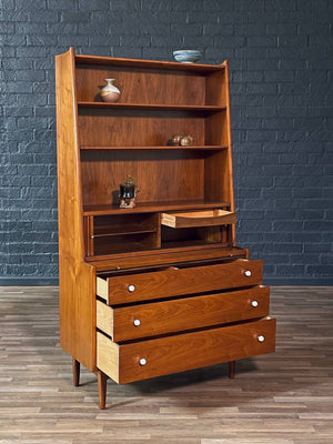 Mid-Century Modern Bookshelf Hutch by Kipp Stewart for Drexel, c.1960’s
