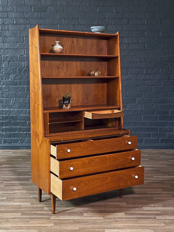 Mid-Century Modern Bookshelf Hutch by Kipp Stewart for Drexel, c.1960’s