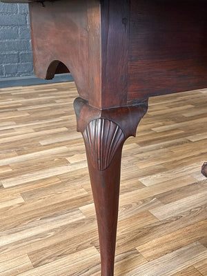 Antique Queen Anne Style Drop- Leaf Dining Table with Cabriole Legs, c.1900’s