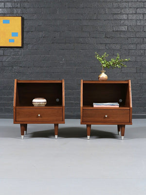 Pair of B.P John “Correlaire” Bookcase Night Stands by Randolph Mohlhenrich, c.1960’s