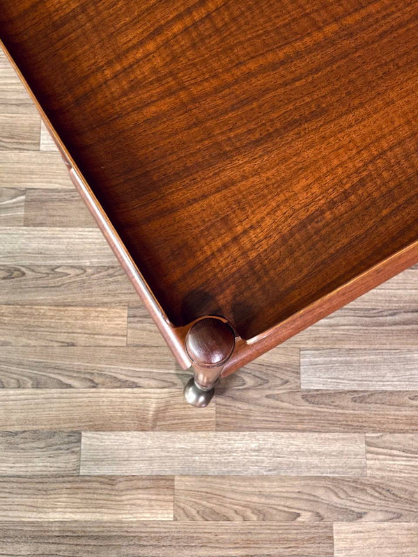 Mid-Century Danish Modern Collapsible Serving Cart by John Stuart, c.1960’s
