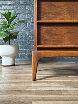 Mid-Century Modern “Rhythm” Walnut Dresser by Lane, c.1950’s