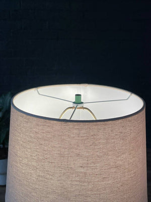 Pair of Mid-Century Modern Green Tulip Shape Table Lamps by Laurel, c.1960’s