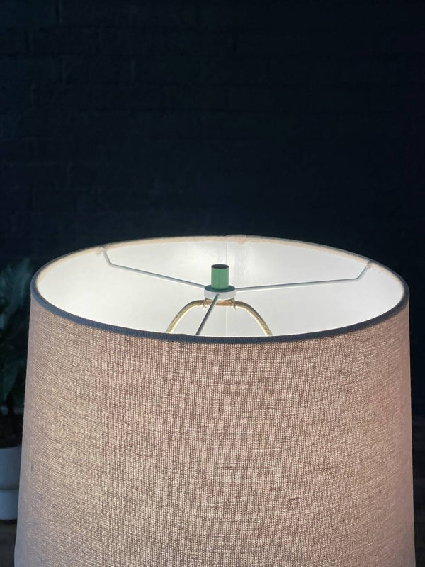 Pair of Mid-Century Modern Green Tulip Shape Table Lamps by Laurel, c.1960’s