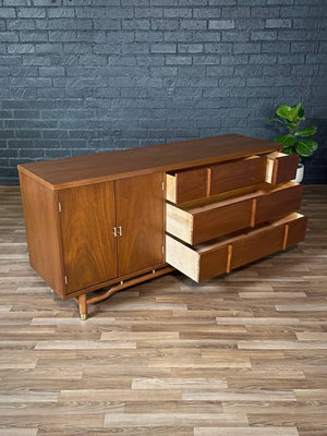 Mid-Century Modern Dresser w, Brass Accents, c.1960’s