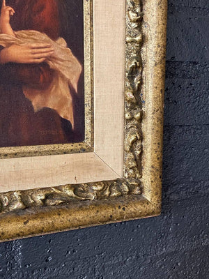 Signed Oil Painting of Mother and Child, c.1960’s