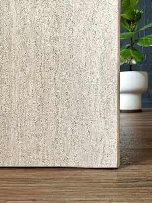 Vintage Post Modern Travertine Stone Pedestal Table, c.1970’s