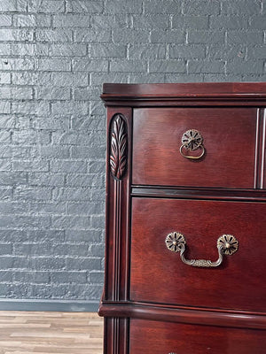 Vintage Colonial Revival Highboy Dresser by Huntley Furniture, c.1950’s