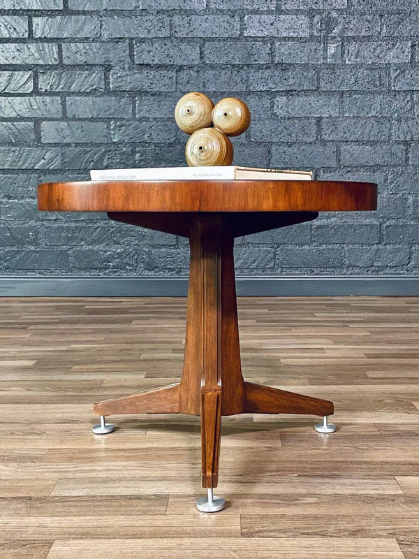 Mid-Century Modern Tripod Walnut Side Table by Lane, c.1960’s