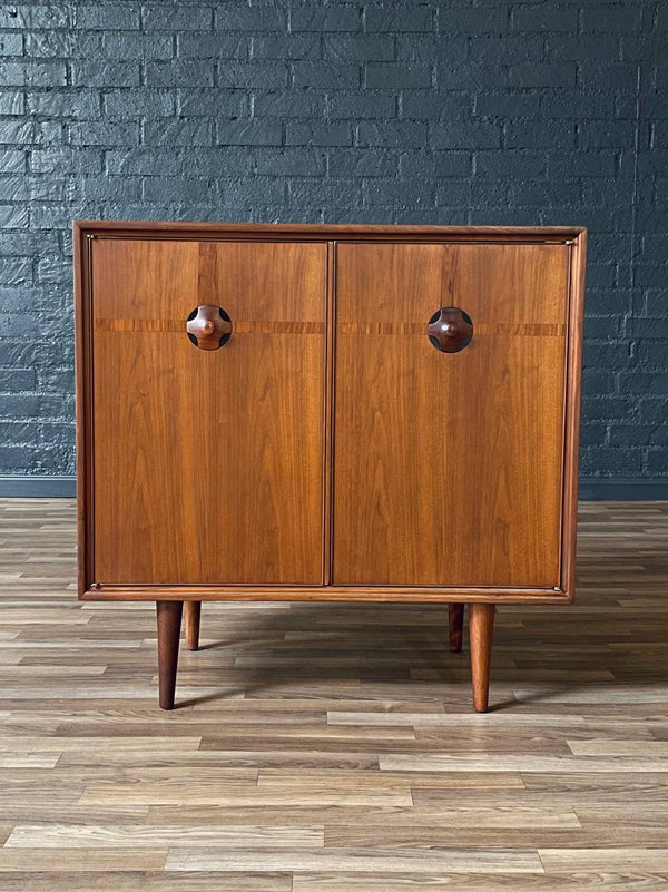 Mid-Century Modern Walnut & Rosewood Cabinet by Thosmasville, c.1960’s