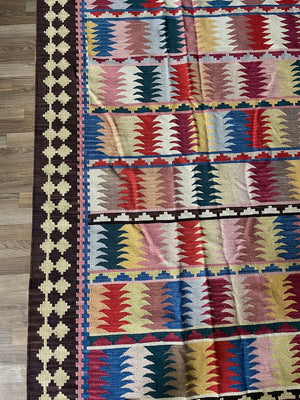 Vintage Hand Made Tribal Turkish Kilim Rug, c.1970’s