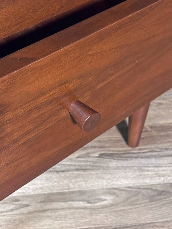 Pair of Mid-Century Modern 3-Drawer Walnut Night Stands, c.1960’s